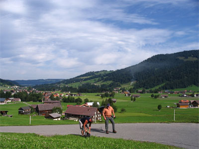 Blick auf Hittisau