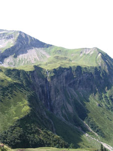 Wasserfall Eissee