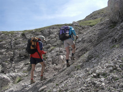 Aufstieg zur Jochspitze